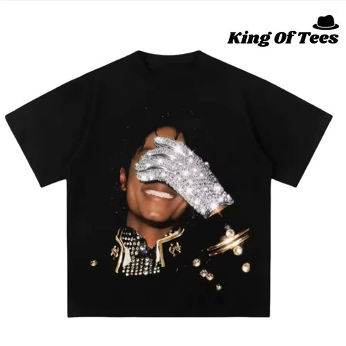 MJ White Glove Iconic Pose Graphic T-Shirt